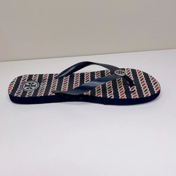 Tory Burch Isidro Flip-Flops beach summertime poolside vacation - Picture 1 of 7